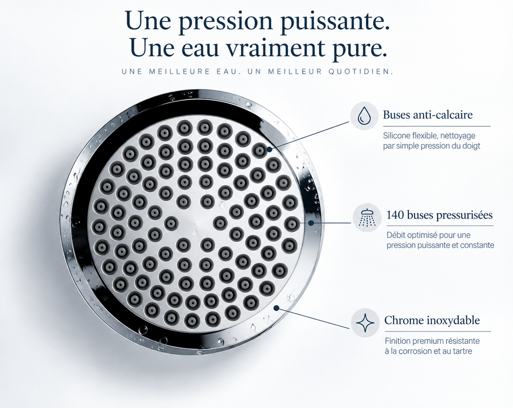 Le Pommeau Filtrant Purivia