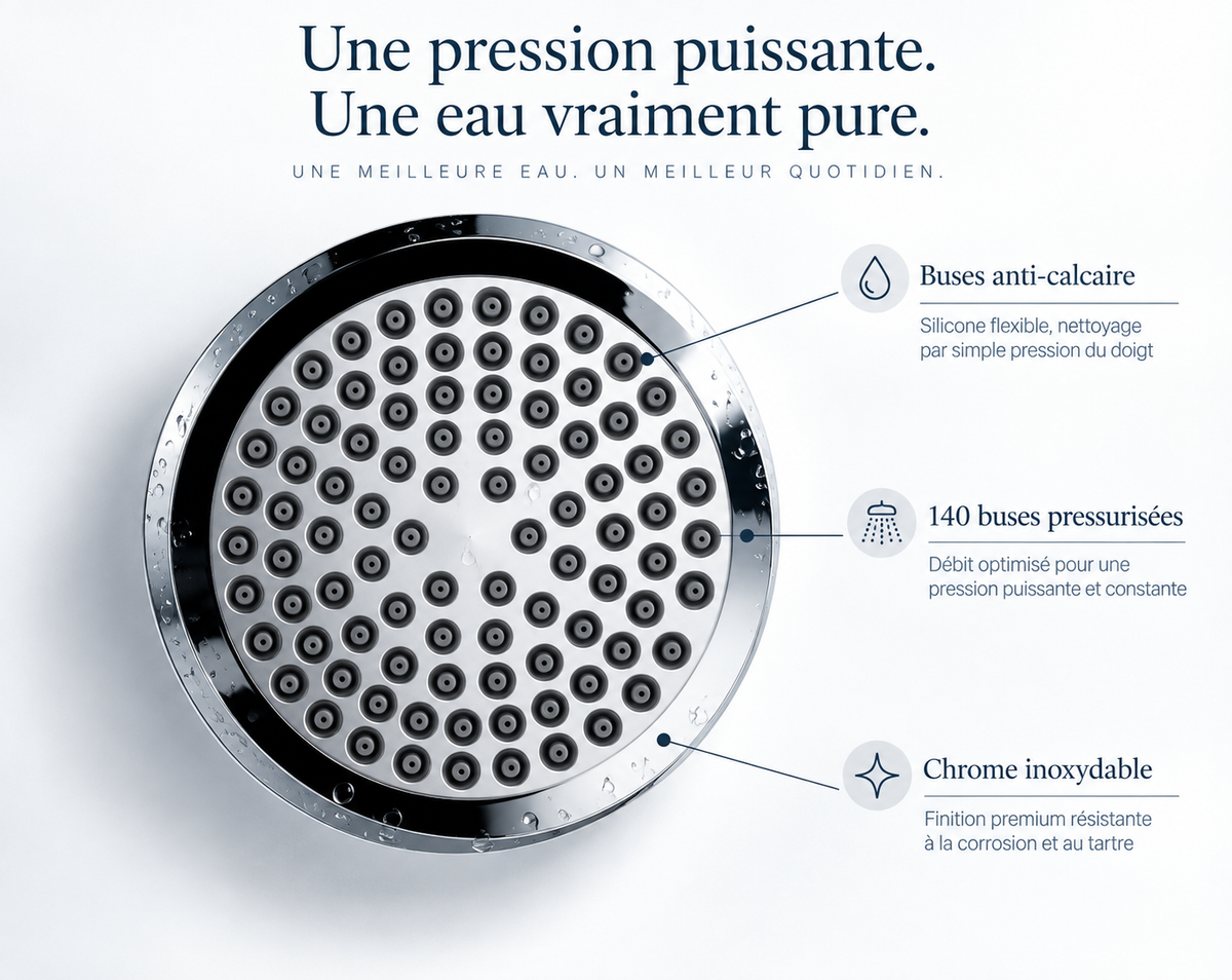 Le Pommeau Filtrant Purivia